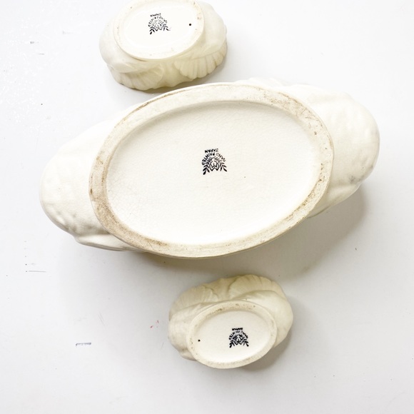 VTG Dove Pigeon Console Planter Candlestick Set Altar Decor Witchy - Picture 8 of 10